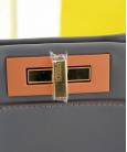 Сумка Fendi Peekaboo Large Satchel Grey